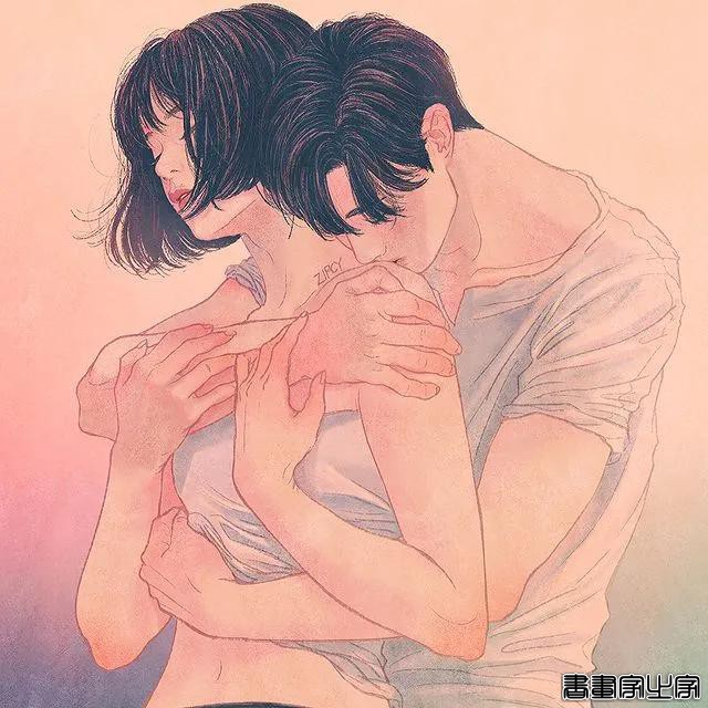 美女画师虐哭70万网友，笔下情侣插画让人脸红，谈个恋爱这么刺激-26.jpg