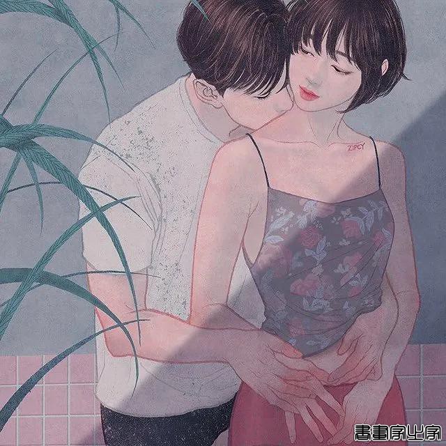 美女画师虐哭70万网友，笔下情侣插画让人脸红，谈个恋爱这么刺激-25.jpg