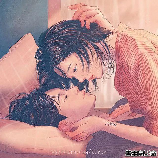 美女画师虐哭70万网友，笔下情侣插画让人脸红，谈个恋爱这么刺激-33.jpg