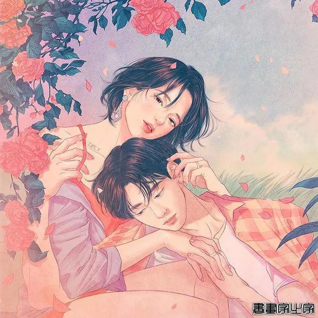 美女画师虐哭70万网友，笔下情侣插画让人脸红，谈个恋爱这么刺激-36.jpg