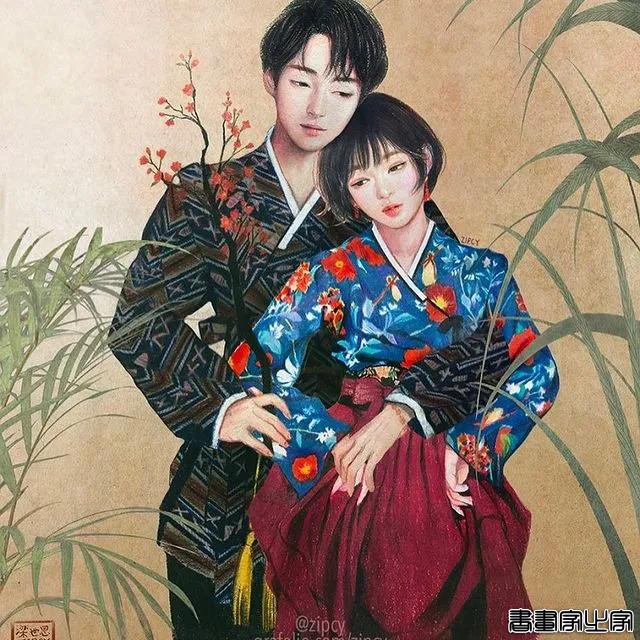 美女画师虐哭70万网友，笔下情侣插画让人脸红，谈个恋爱这么刺激-39.jpg