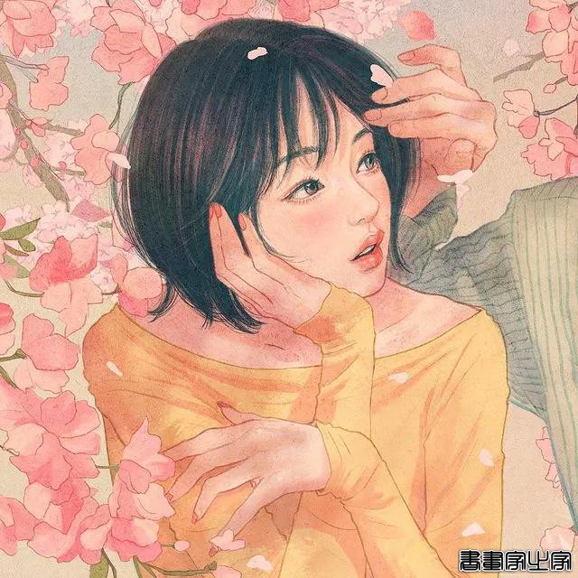 美女画师虐哭70万网友，笔下情侣插画让人脸红，谈个恋爱这么刺激-41.jpg