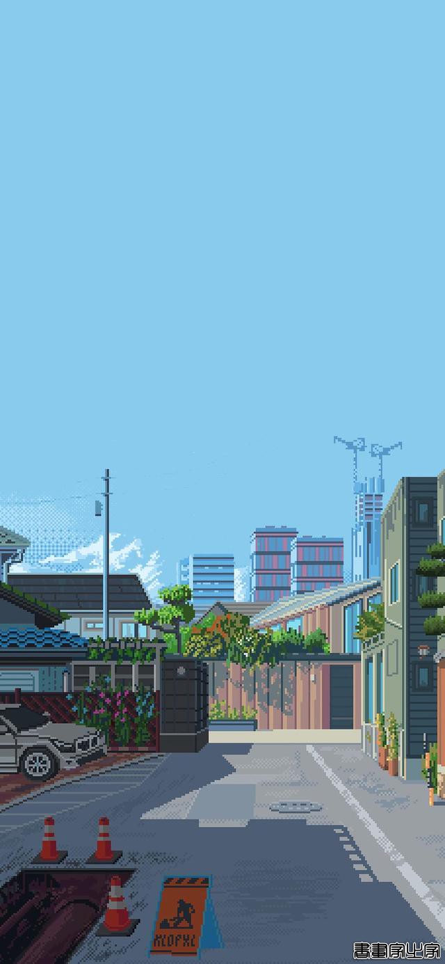 绝美像素风插画壁纸，好喜欢这种纯净的画风-8.jpg
