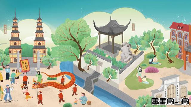 匠心设计 | 插画 | 肌理风格插画绘出浓浓烟火气息-6.jpg