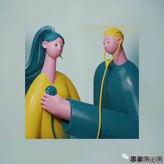 3D插画丨太生动了！夸张又可爱的人物造型，充满了童趣-8.jpg