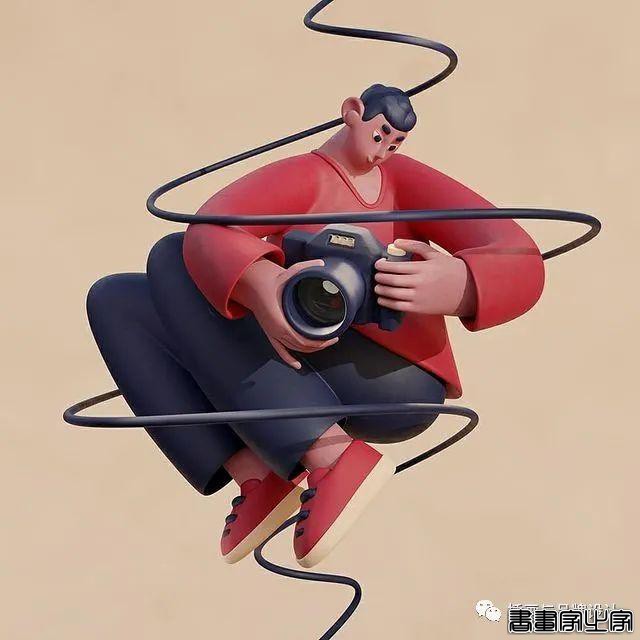 3D插画丨太生动了！夸张又可爱的人物造型，充满了童趣-12.jpg