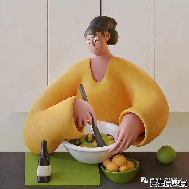 3D插画丨太生动了！夸张又可爱的人物造型，充满了童趣-16.jpg