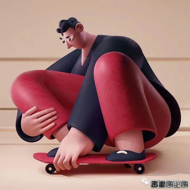 3D插画丨太生动了！夸张又可爱的人物造型，充满了童趣-28.jpg
