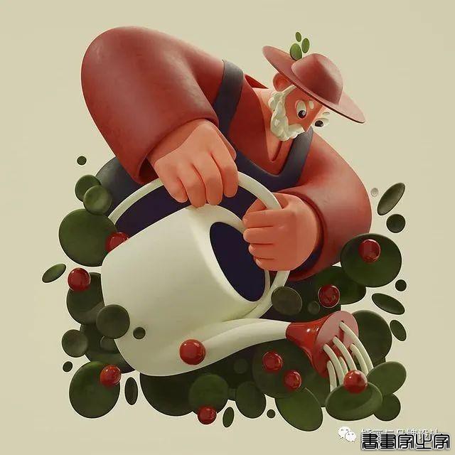 3D插画丨太生动了！夸张又可爱的人物造型，充满了童趣-30.jpg