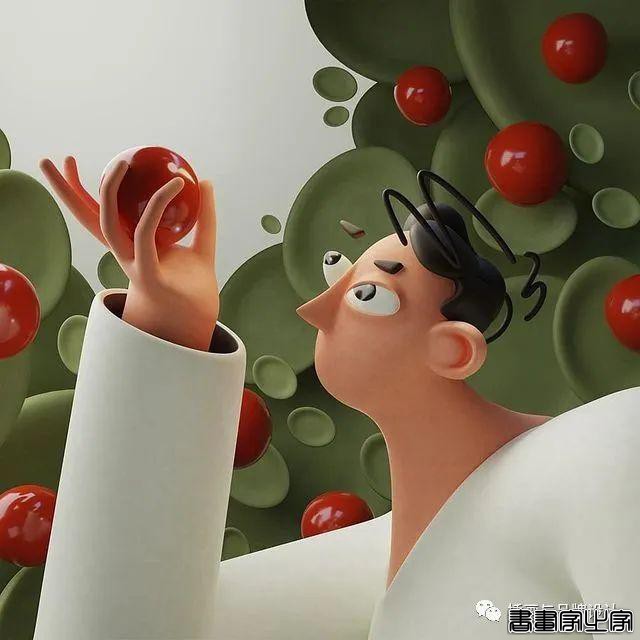 3D插画丨太生动了！夸张又可爱的人物造型，充满了童趣-40.jpg