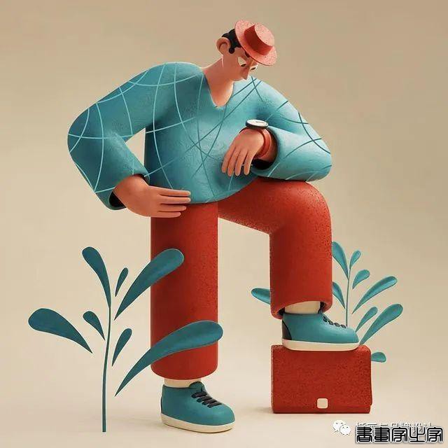 3D插画丨太生动了！夸张又可爱的人物造型，充满了童趣-43.jpg