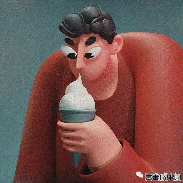 3D插画丨太生动了！夸张又可爱的人物造型，充满了童趣-46.jpg