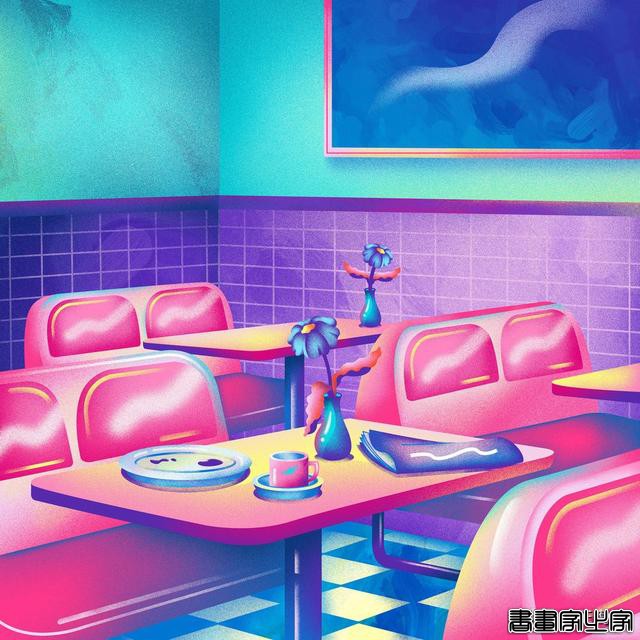 布鲁克林插画师Jordan Moss色彩强烈的插画作品-6.jpg