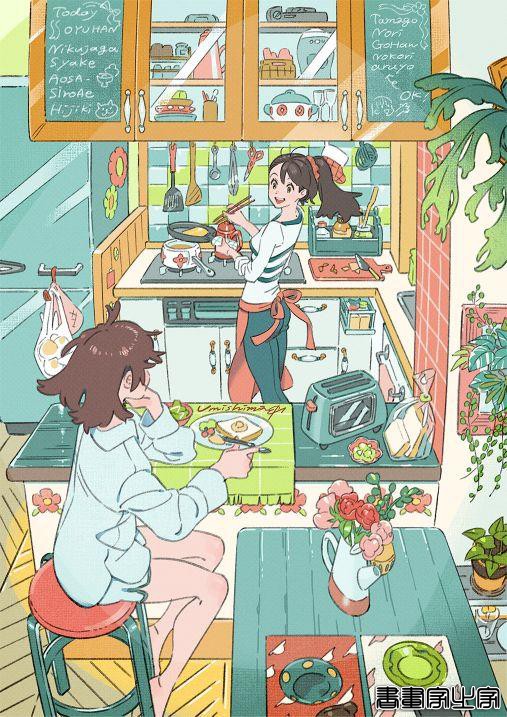 插画分享 精致温馨的日常画风-9.jpg