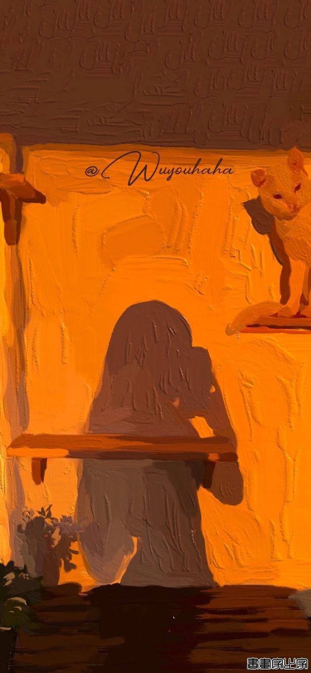 绝美治愈油画插画壁纸（二），心都融化了-19.jpg
