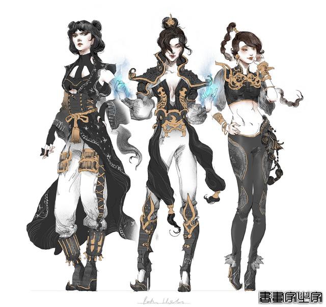 quargon/欧洲幻想 异域风情人设造型｜插画分享-7.jpg
