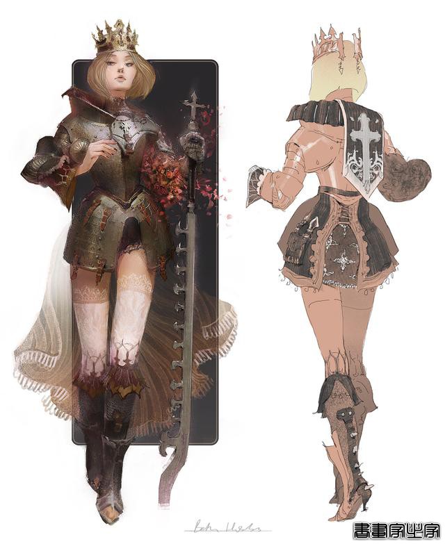 quargon/欧洲幻想 异域风情人设造型｜插画分享-8.jpg