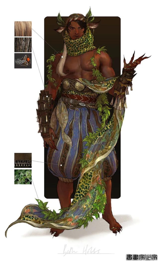 quargon/欧洲幻想 异域风情人设造型｜插画分享-16.jpg
