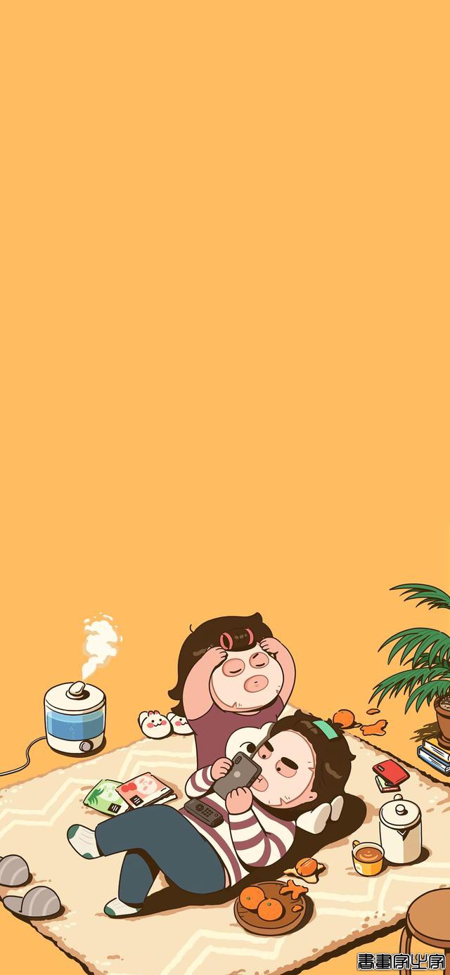 插画壁纸︱想和你在一起的日常-10.jpg
