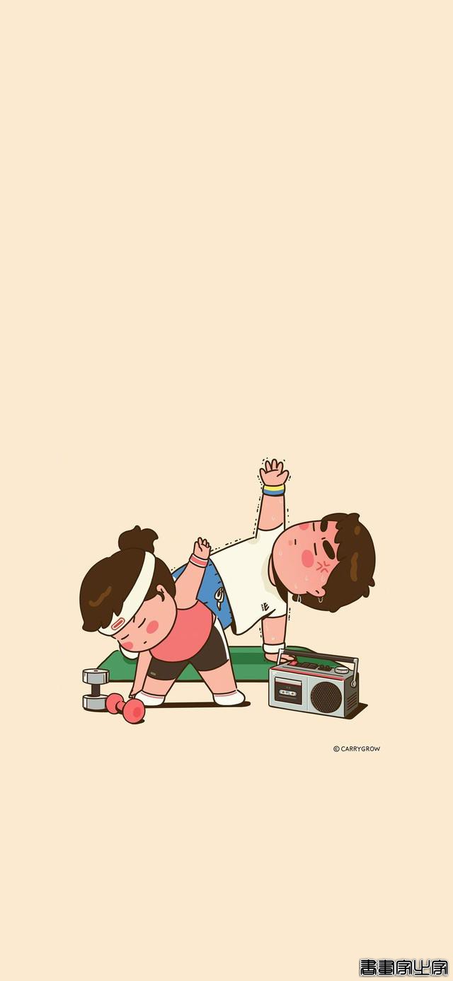插画壁纸︱想和你在一起的日常-25.jpg