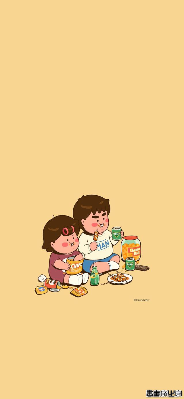 插画壁纸︱想和你在一起的日常-32.jpg