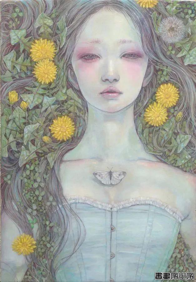 平野実穂/窈窕之姿与静谧柔美的光辉｜插画分享-9.jpg