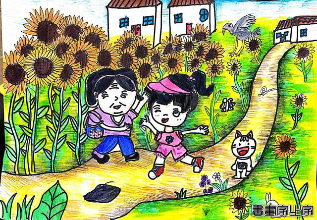 今日好绘画（106）丨《黄昏下的微笑》-2.jpg