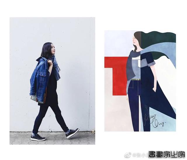 插画师6年穿衣不重样，凭插画走红时尚圈，网友：姐姐好精致-28.jpg