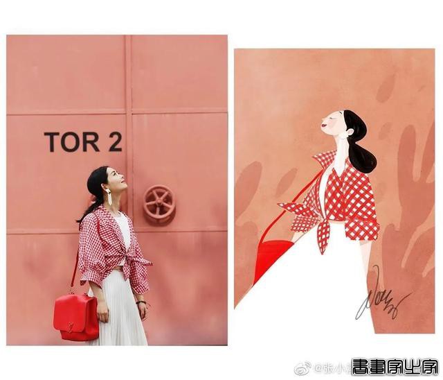 插画师6年穿衣不重样，凭插画走红时尚圈，网友：姐姐好精致-32.jpg