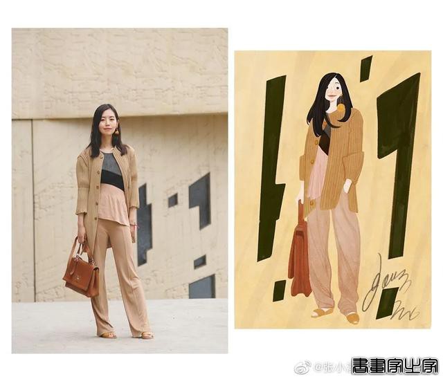 插画师6年穿衣不重样，凭插画走红时尚圈，网友：姐姐好精致-33.jpg