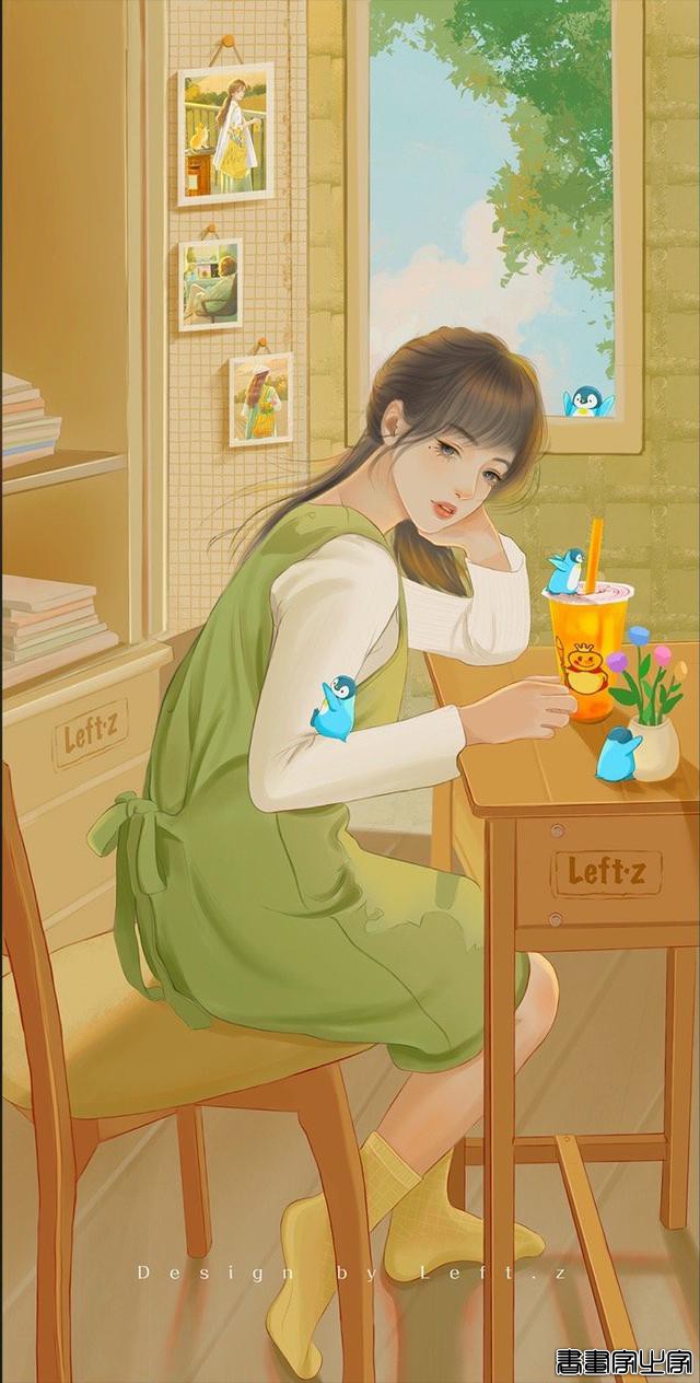 绝美头像插画壁纸，浪漫又梦幻-8.jpg
