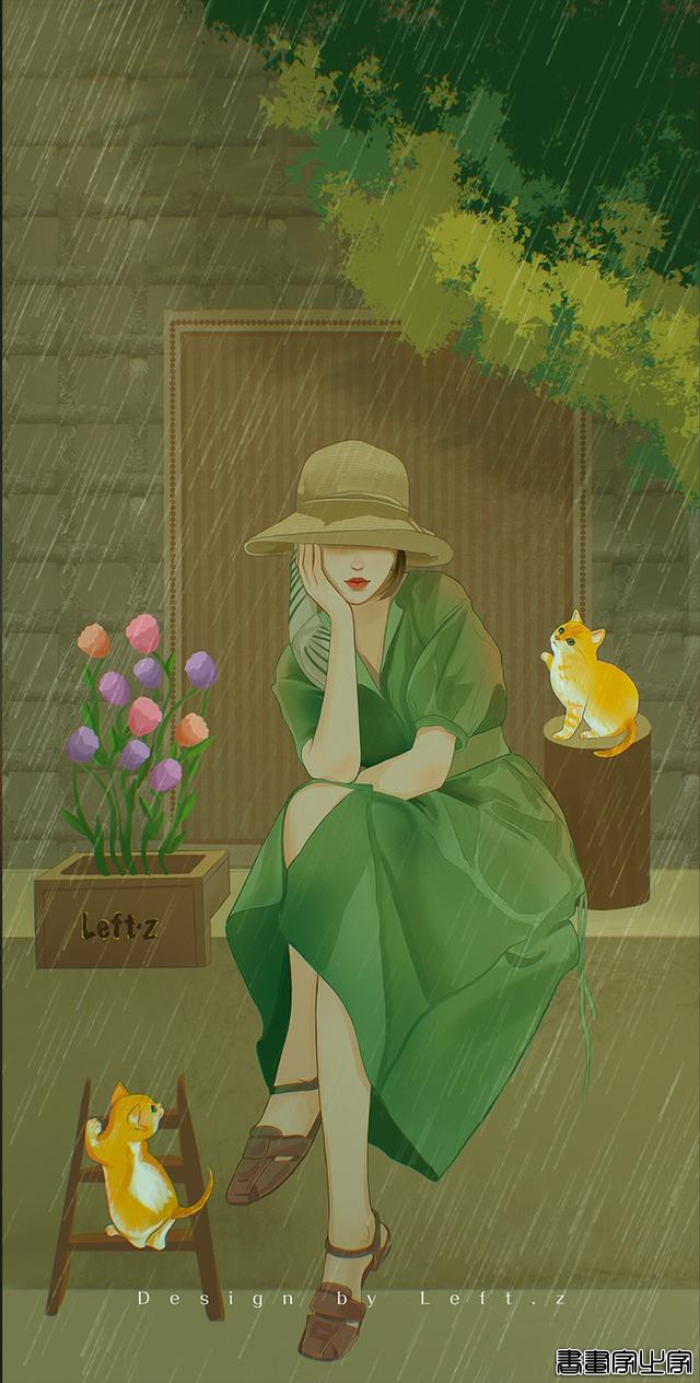绝美头像插画壁纸，浪漫又梦幻-16.jpg