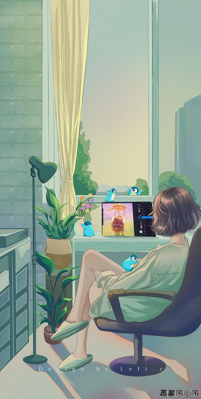 绝美头像插画壁纸，浪漫又梦幻-18.jpg