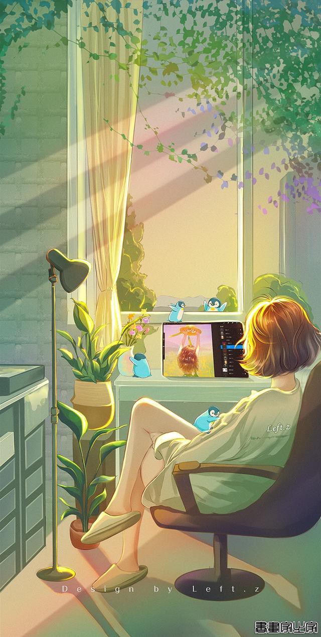 绝美头像插画壁纸，浪漫又梦幻-19.jpg