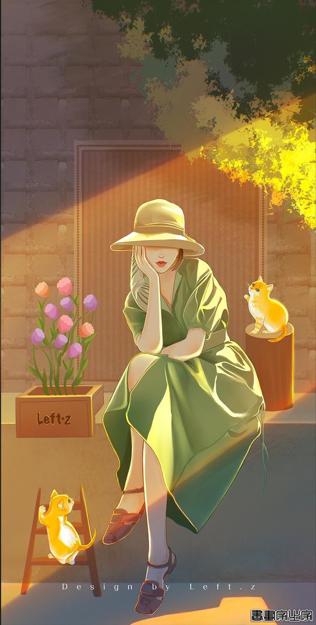 绝美头像插画壁纸，浪漫又梦幻-17.jpg