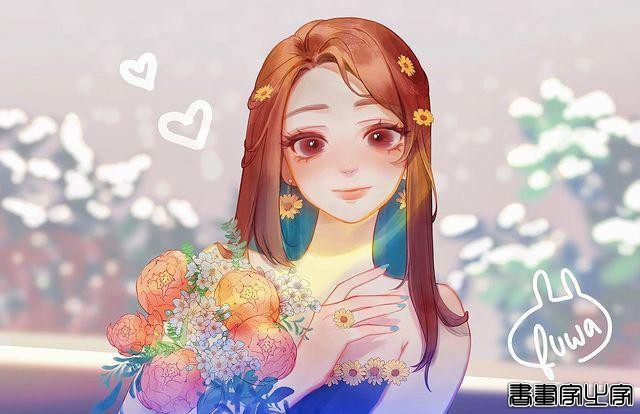 插画师fuwaffie的一组唯美人物同人插画 ? ????-6.jpg