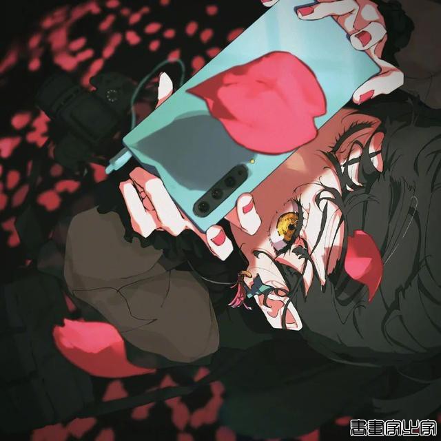 推特插画师 Nico-Tine 笔下冲击力超强的人物插画作品（头像）-9.jpg