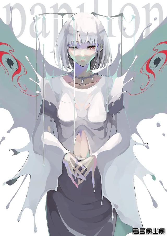 推特插画师 Nico-Tine 笔下冲击力超强的人物插画作品（头像）-17.jpg