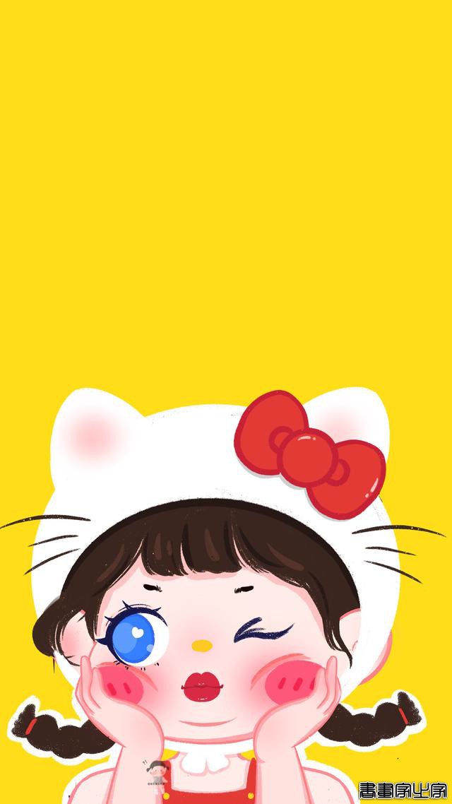 超级可爱的卡通头像插画壁纸-4.jpg