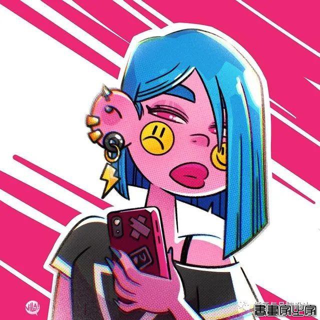 插画丨太酷了！明艳丰富的色彩，笔下美式风格的角色塑造，夸张乖离的街头氛围-33.jpg
