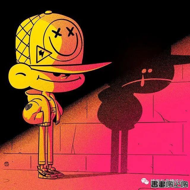 插画丨太酷了！明艳丰富的色彩，笔下美式风格的角色塑造，夸张乖离的街头氛围-41.jpg