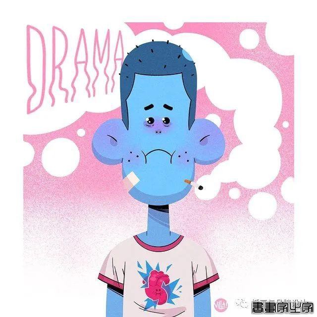 插画丨太酷了！明艳丰富的色彩，笔下美式风格的角色塑造，夸张乖离的街头氛围-54.jpg