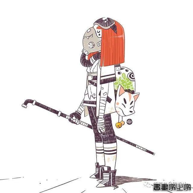 插画丨太酷了！明艳丰富的色彩，笔下美式风格的角色塑造，夸张乖离的街头氛围-63.jpg