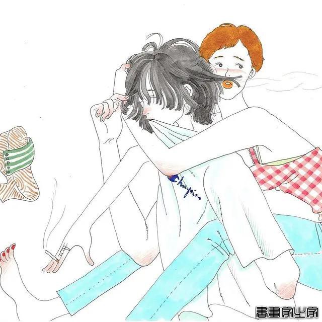 日本小姐姐的70张情侣插画，好真实！30万网友直呼：太秀恩爱了-6.jpg
