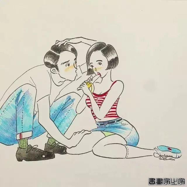 日本小姐姐的70张情侣插画，好真实！30万网友直呼：太秀恩爱了-30.jpg