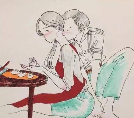 日本小姐姐的70张情侣插画，好真实！30万网友直呼：太秀恩爱了-39.jpg
