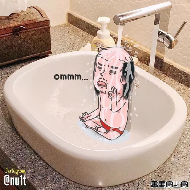 他笔下猥琐大叔的插画，有点“颜色”，引10万网友在线围观，好贱-29.jpg