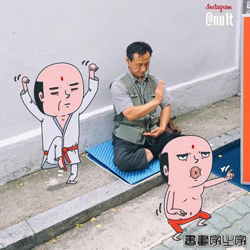 他笔下猥琐大叔的插画，有点“颜色”，引10万网友在线围观，好贱-35.jpg
