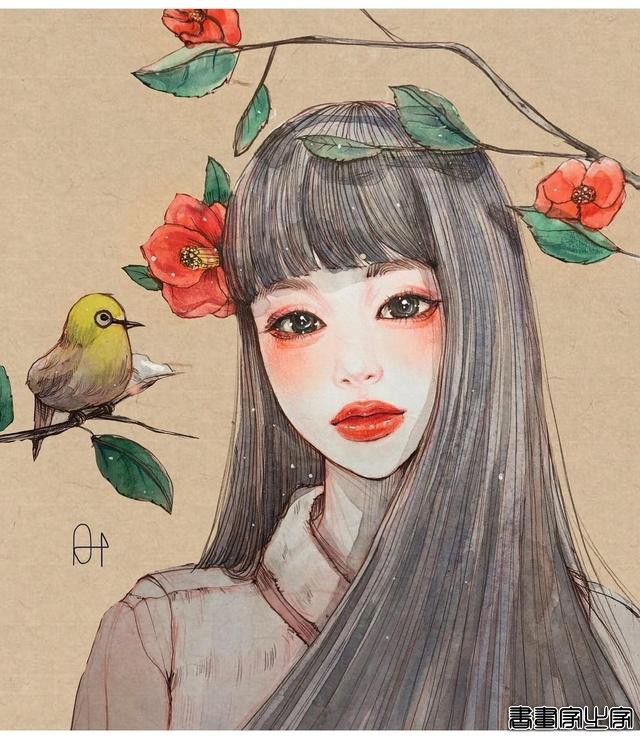 风情万种的女孩——插画师dahye.kkk少女插画作品（图）-5.jpg