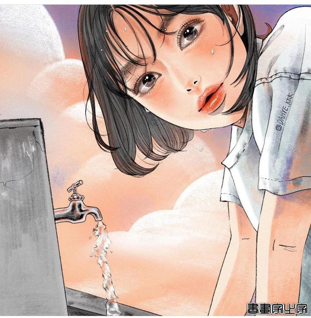 风情万种的女孩——插画师dahye.kkk少女插画作品（图）-8.jpg